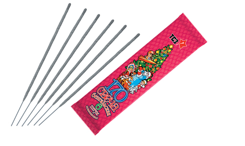  Бенгальские свечи 6 шт 170 мм в пакете  в Якутске