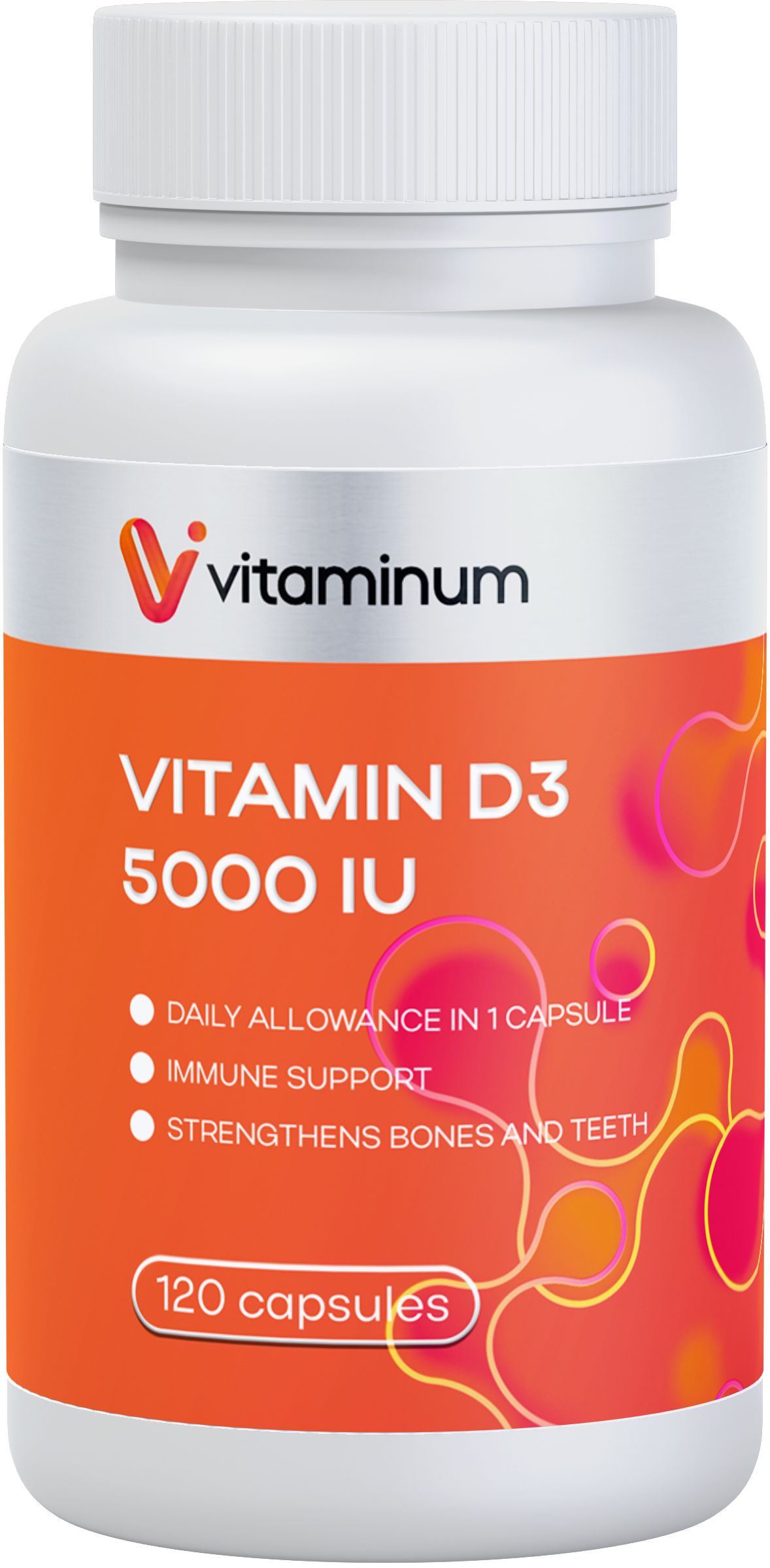  Vitaminum ВИТАМИН Д3 (5000 МЕ) 120 капсул 260 мг  в Якутске